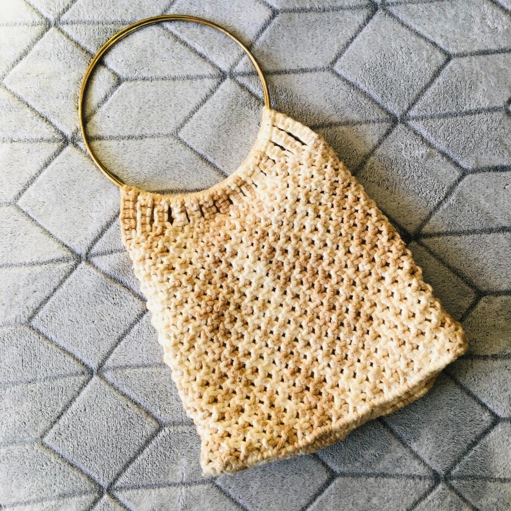 Vintage Crochet Handbag